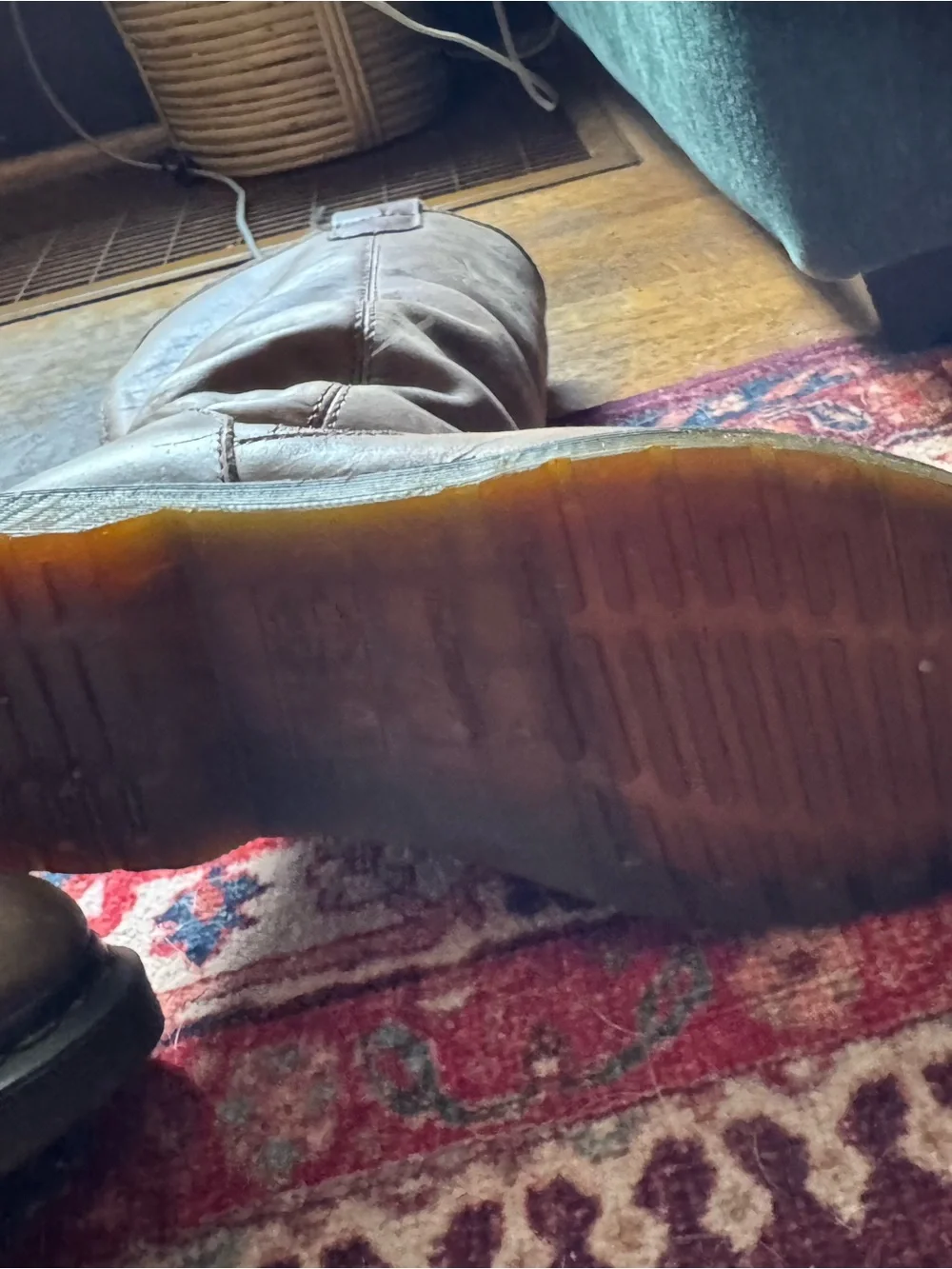 Dr. Martens brown leather